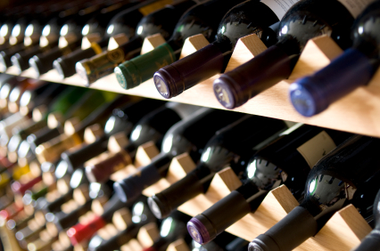 Commercial wine rack